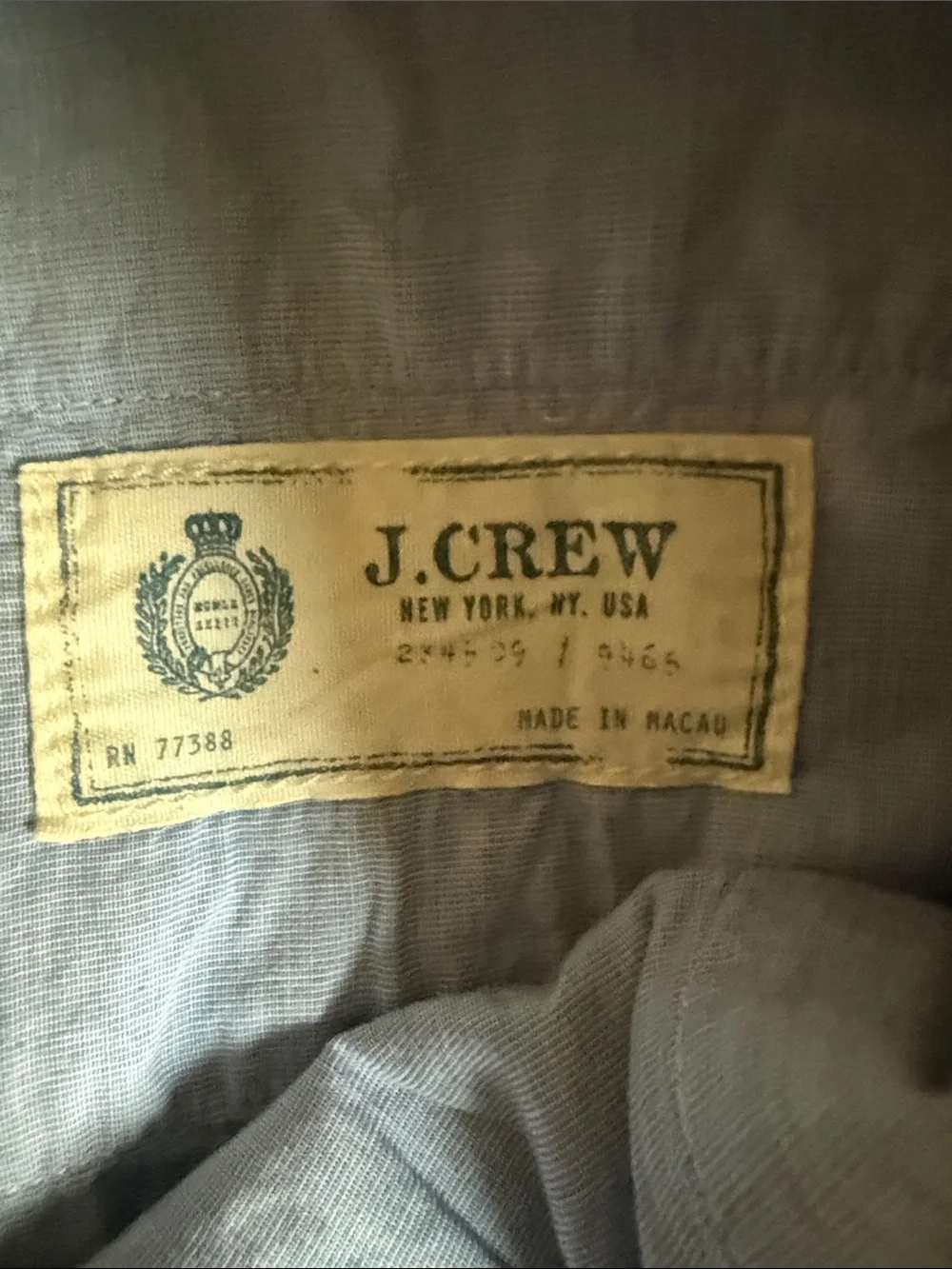 J. Crew Nantucket red & cream Seersucker Shorts, 35w, NWOT